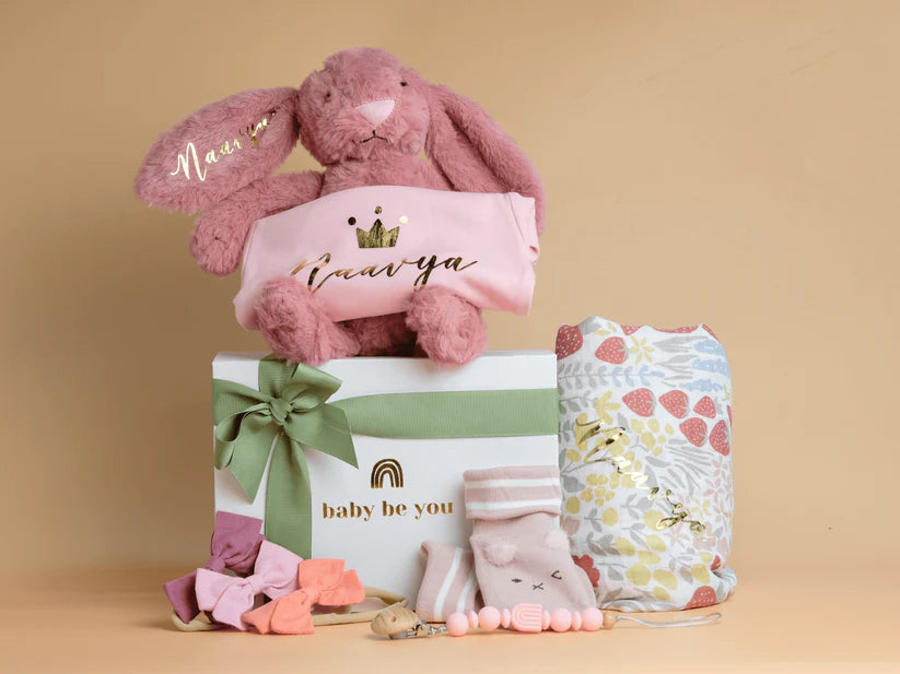 Essentials Newborn Baby Gift Set in Blush